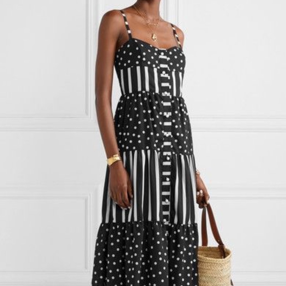 Solid and Striped S Small Polka Dot Dress